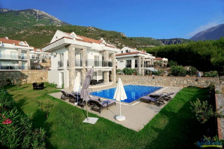 Fethiye Ölüdeniz'de doğa içinde müstakil villa