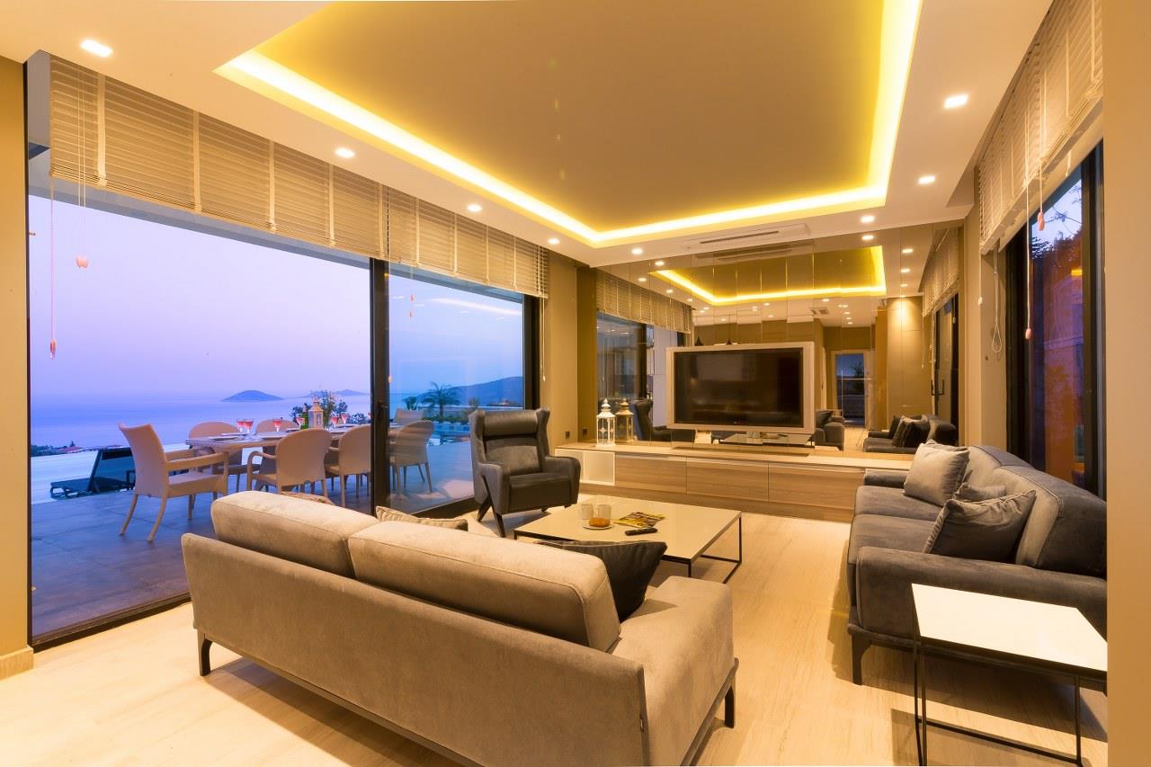 VİLLA VOG-Kalkan'da jakuzili lüks villa,