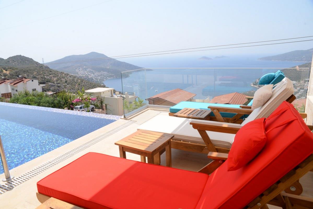 VİLLA MASTER-Kalkan İslamlar bölgesindeki lüks jakuzili villamız