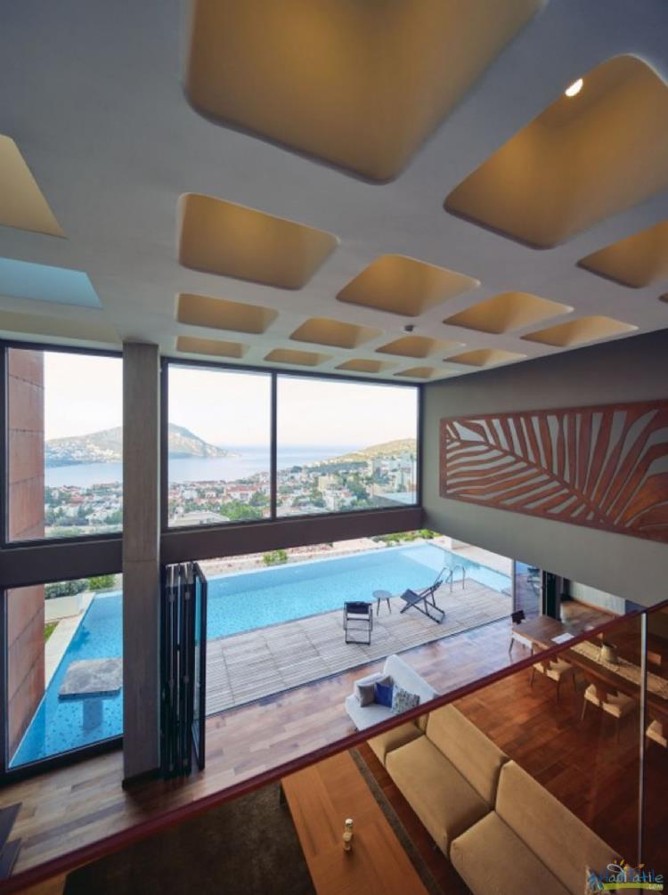 VİLLA FIRE-Kalkan bölgesinde bulunan lüks villa